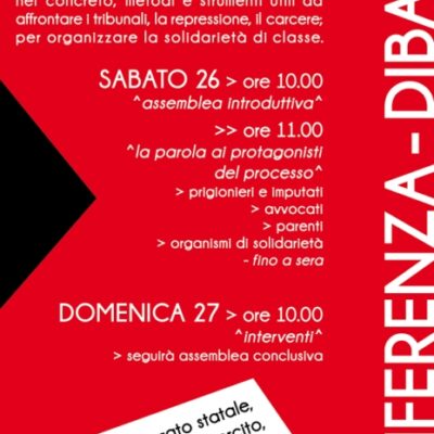 Affiche de la Conférence de Milan