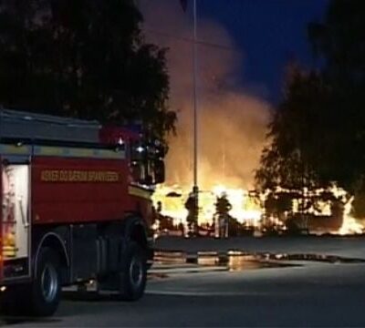 Centré fermé pour demandeur d'asile incendié en Norvège