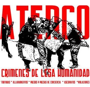 Affiche contre la répression à Atenco