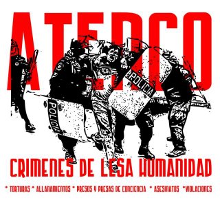 Affiche contre la répression à Atenco Affiche contre la répression à Atenco