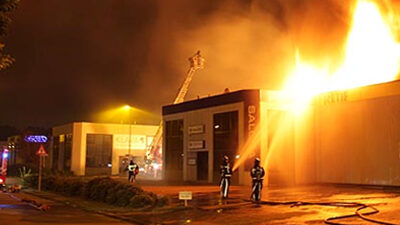 incendie du centre fermé de Rotterdam