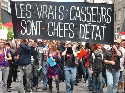 Manifestation anti-répression à Toronto