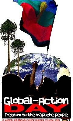 Journée internationale de solidarité avec les prisonniers Mapuches