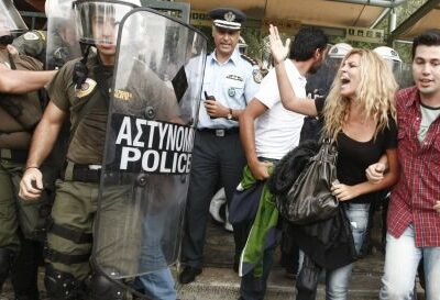 Blocage de l'Acropole