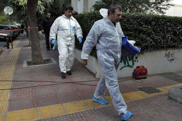 Bombe à l'ambassade de Suisse à Athènes