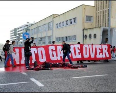 Action contre le sommet de l'OTAN à Lisbonne