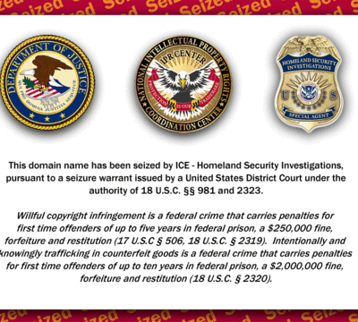 Logo du Ministère de la Justice américain