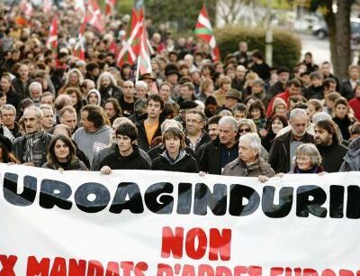 Manifestation pour Aurore Martin