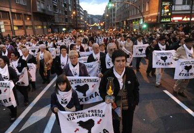 Manifestation pour les prisonniers d'ETA