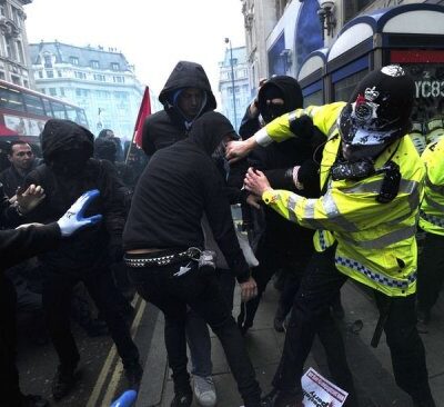 Manifestation contre l'austérité à Londres
