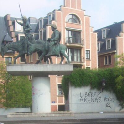 bombage pour Arenas à Bruxelles