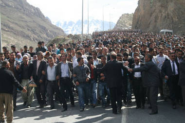 Manifestation à Hakkari