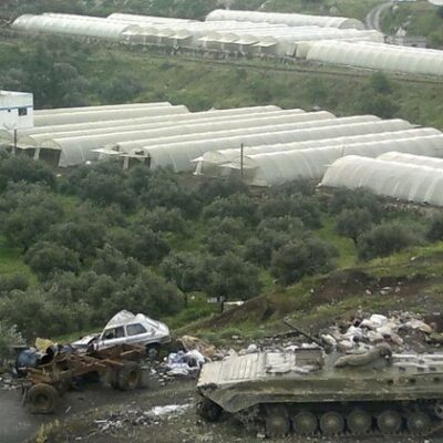 l'armée syrienne contre le mouvement populaire