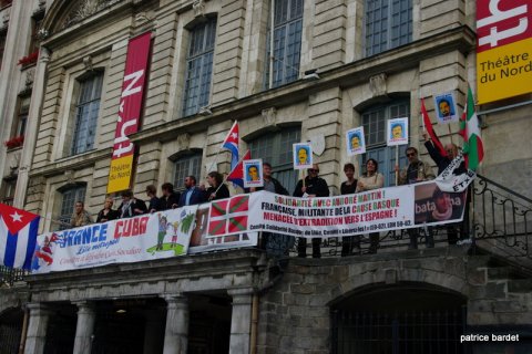 Manifestation pour les 5 Cubains de Miami
