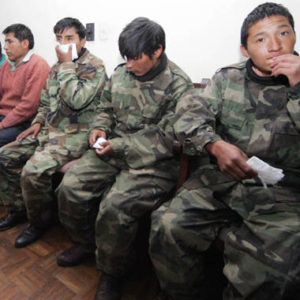 Militants du Sentier Lumineux arrêtés en Bolivie