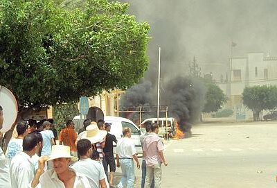 manifestation à Sidi Bouzid