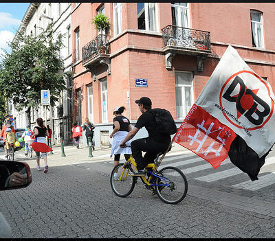 Manifestation en vélo pour le Chili