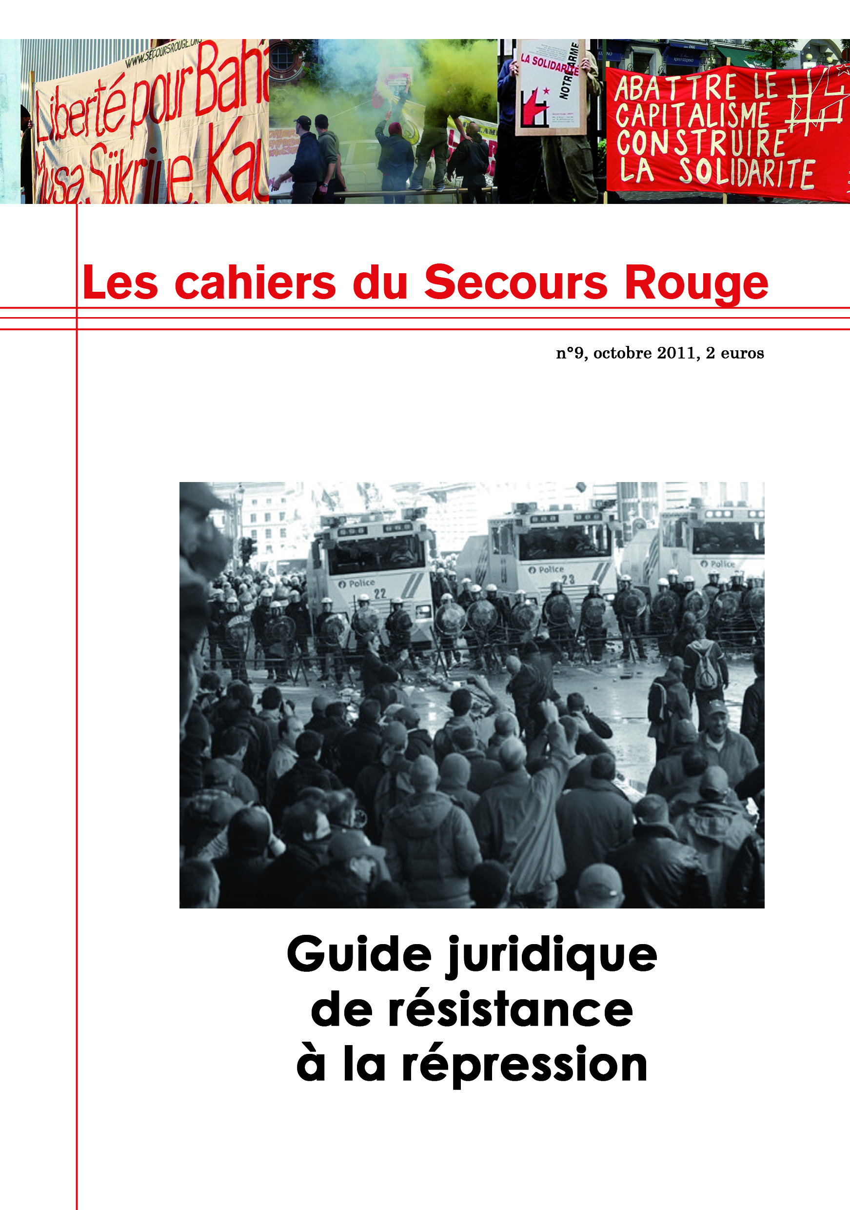 Jaquette du cahier n°9