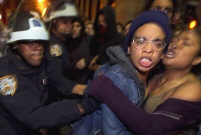 Démantèlement du campement à New-York