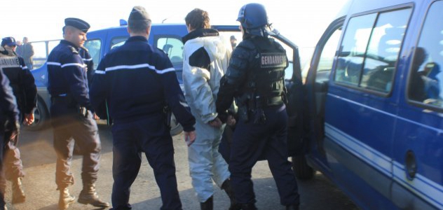 Arrestation de militant anti-nucléaire