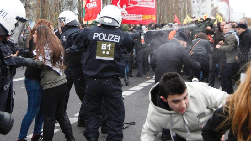 Manifestation kurde à Berlin