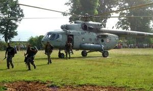 Hélicoptère pour la force Greyhound