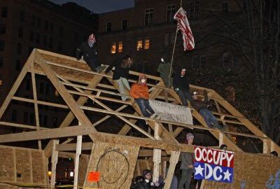 Cabane 'Occupy Wall Street' à Washington
