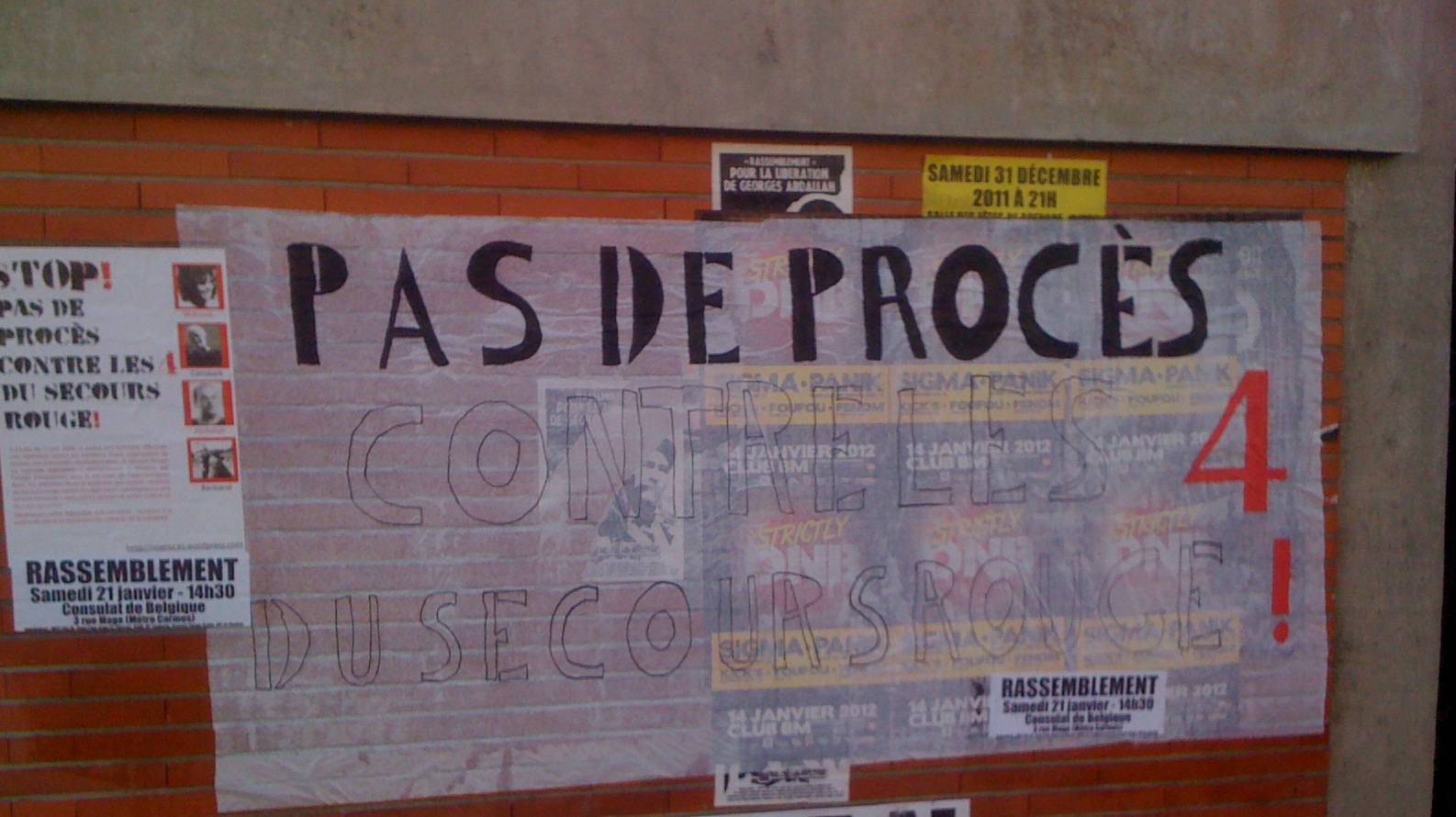 Manifestation pour les 4 à Toulouse