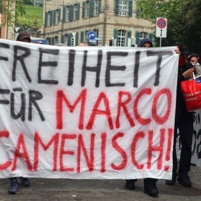 Manifestation pour Camenisch
