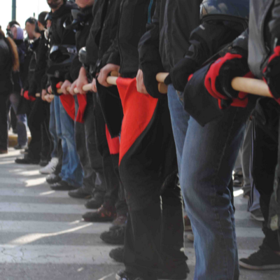 Manifestation anarchiste à Athènes