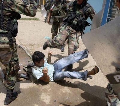 Manifestation de mineurs au Pérou
