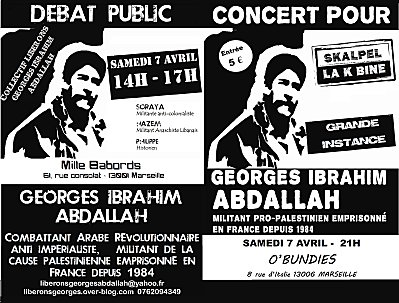Action de solidarité avec Georges Abdallah