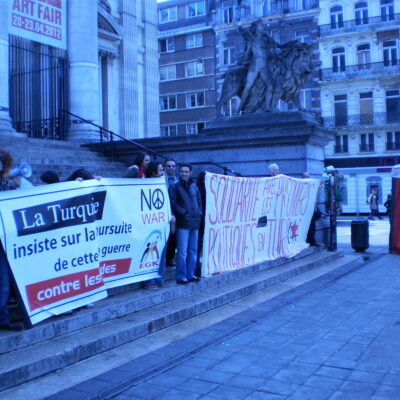Manifestation de soutien aux prisonniers politiques en Turquie