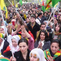 Manifestation kurde à Strasbourg