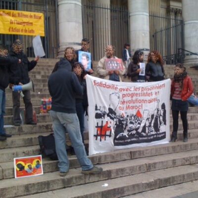 Manifestation pour les prisonniers marocains