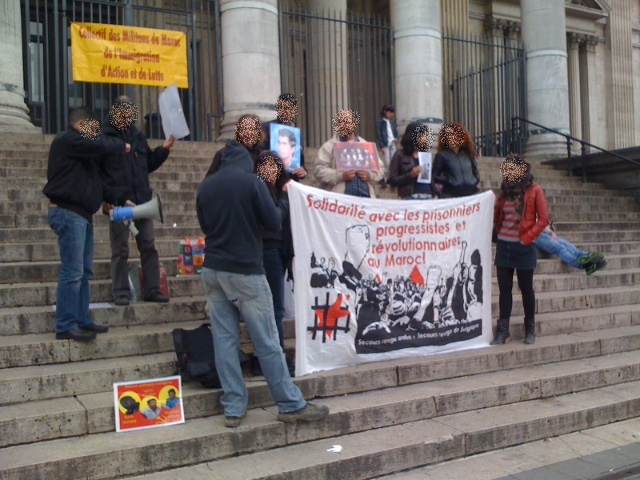 Manifestation pour les prisonniers marocains