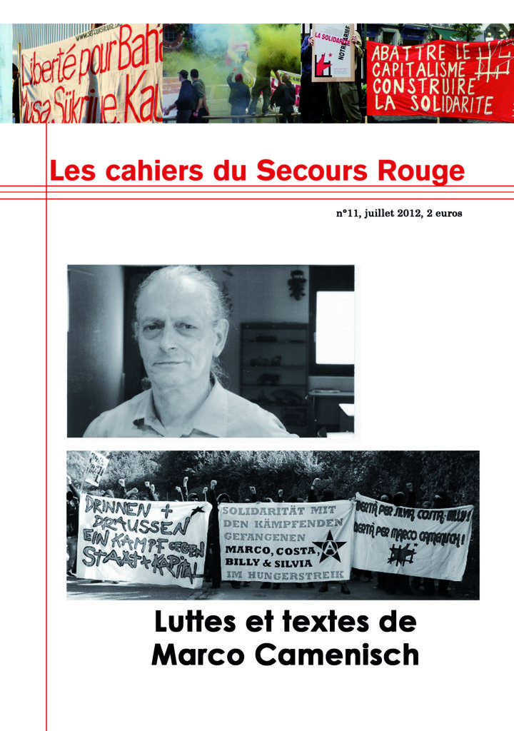 Jaquette du cahier n°11
