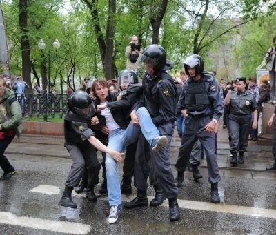 Arrestation d'un opposant à Moscou