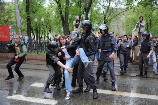 Arrestation d'un opposant à Moscou
