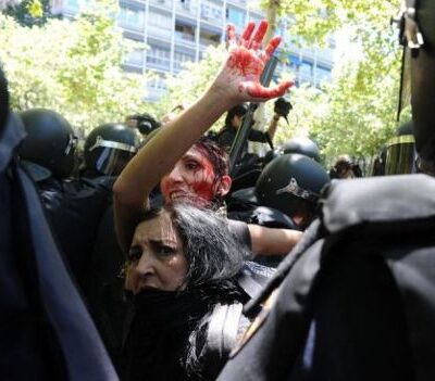 Heurts dans une manifestation à Madrid