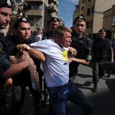 Arrestation à Moscou