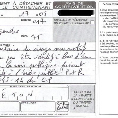 Contravention pour les Anonymous