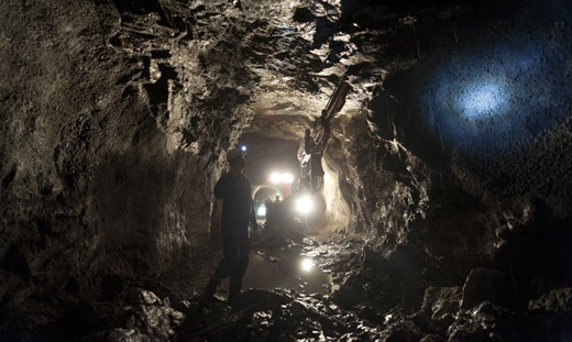 Mine de platine en Afrique du Sud