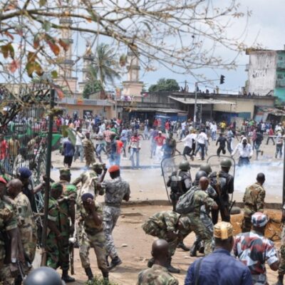 Manifestation à Abidjan