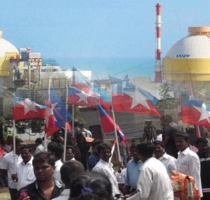Manifestation contre la centrale de Kudankulam