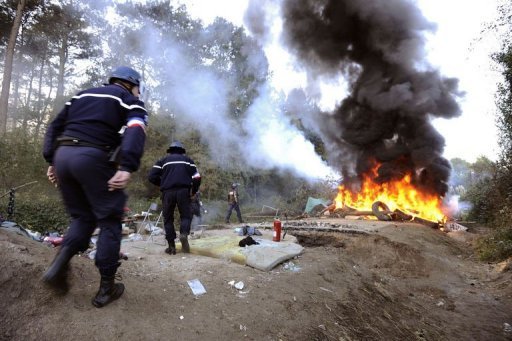 Opération policière à Notre Dame des Landes