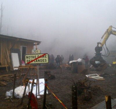 Opération d'évacuation à Notre-Dame-des-Landes