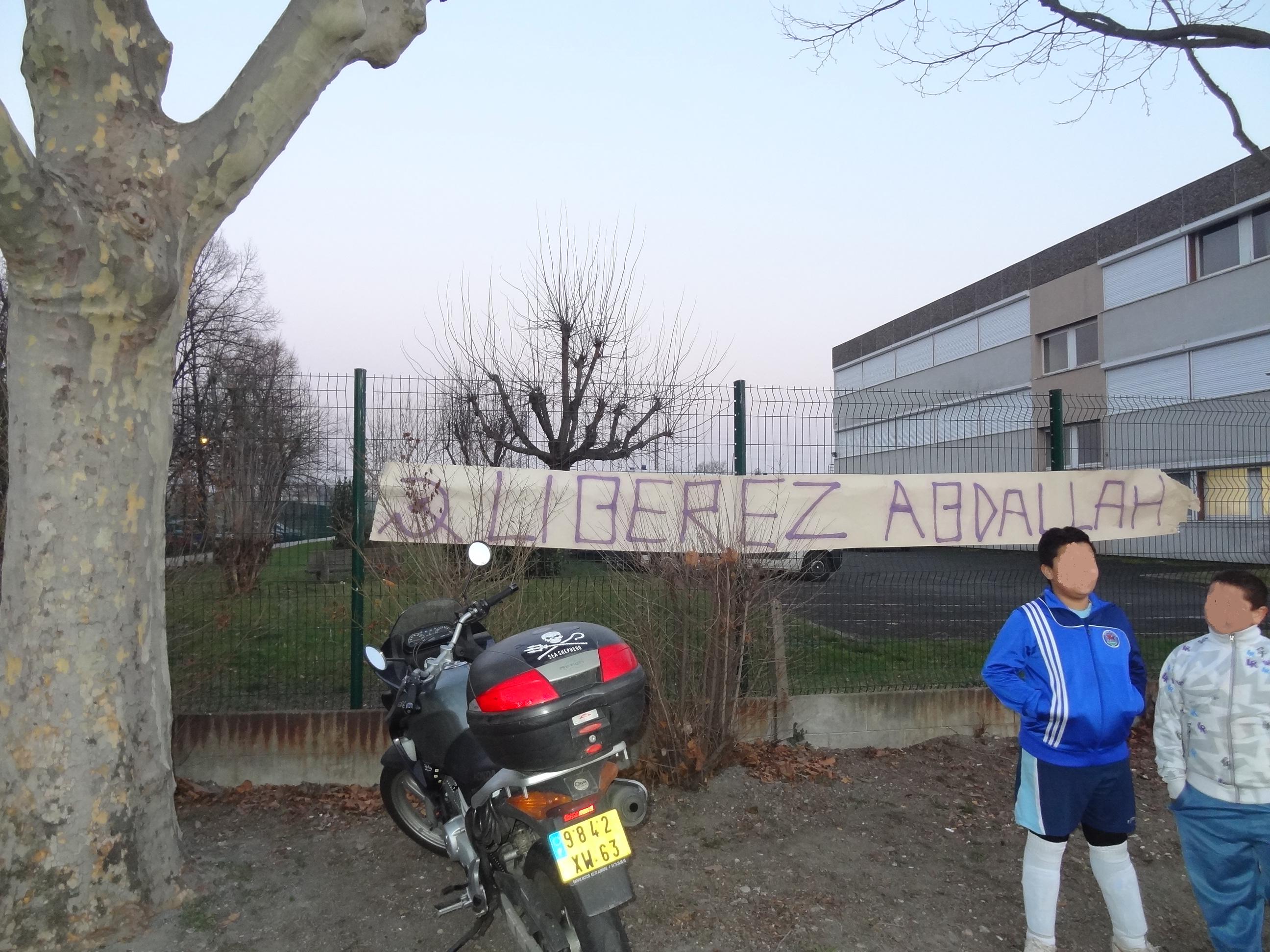 Banderole pour Georges Ibrahim Abdallah