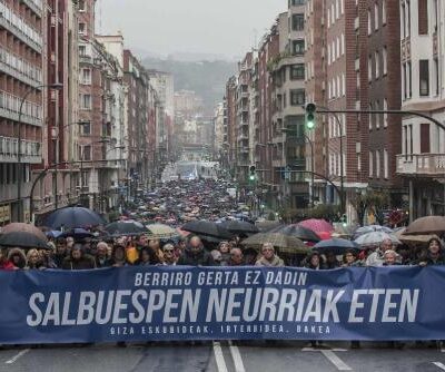 Manifestation à Bilbao