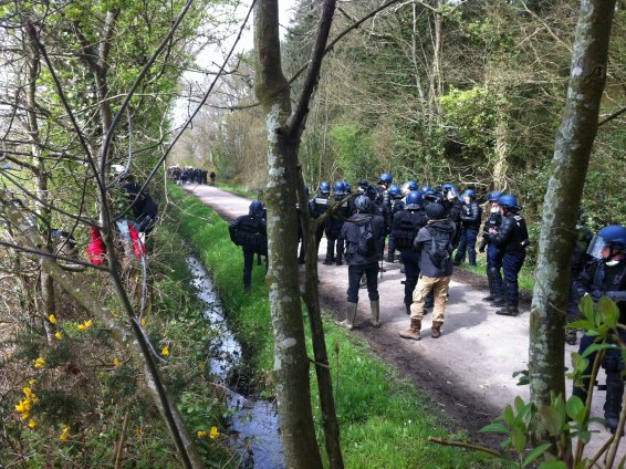 Affrontement à la ZAD